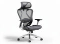 Ergonomic office chair with breathable mesh back and adjustable headrest 50 x 65 x 95cm